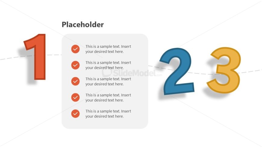 123 Moving Numbers PPT Slide 