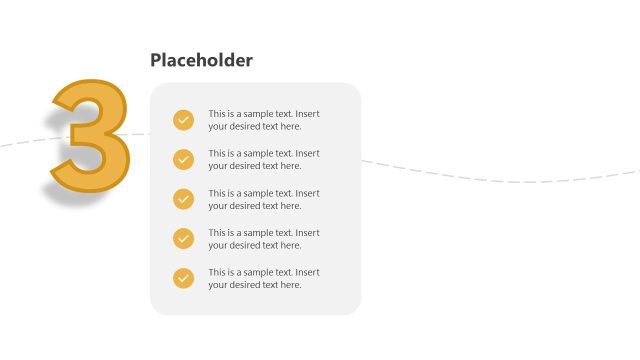 123 Moving Numbers PowerPoint Slide