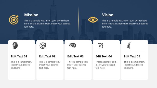 One Pager Executive Summary PPT Template