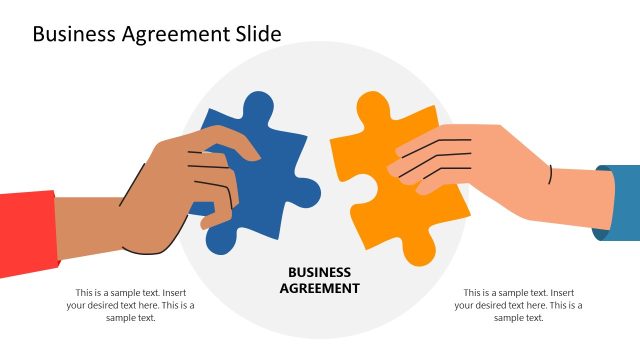 Business Agreement Infographic PowerPoint Slide