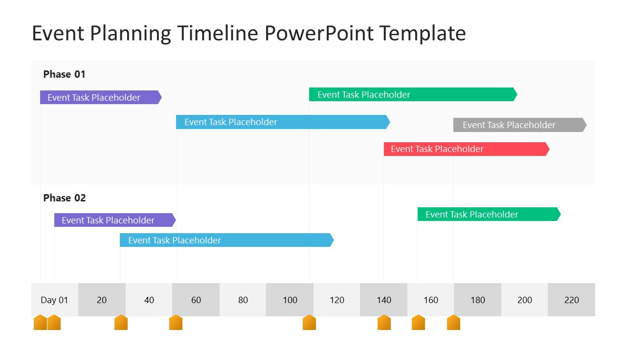 Event Planning Timeline PowerPoint Template