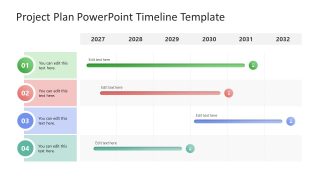 Project Plan PowerPoint Timeline Template