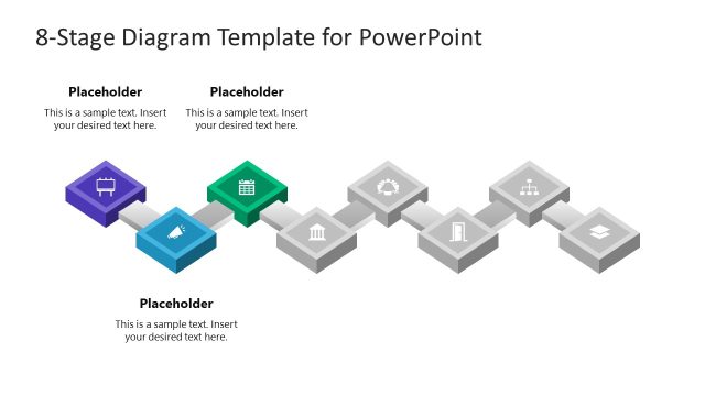 Customizable 8-Stage Diagram PPT Template