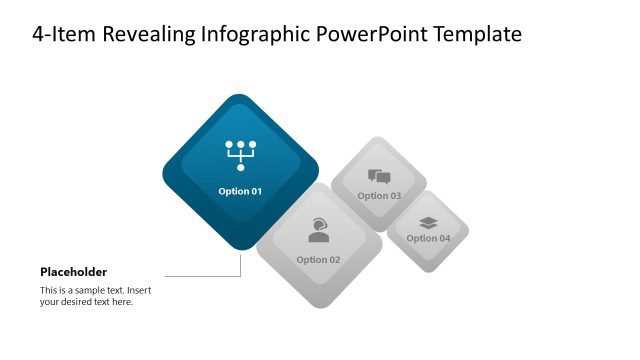 4-Item Revealing Infographic Slide Template
