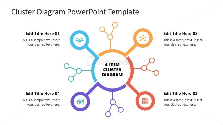 Cluster Diagram Slide Template 