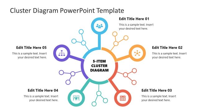 Cluster Diagram Template for PowerPoint Presentation