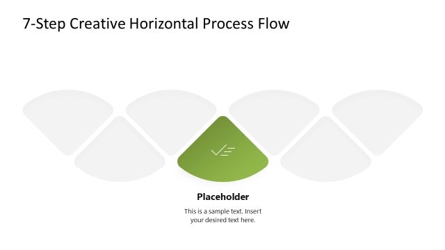 Editable 7-Item Creative Horizontal Process PPT Template