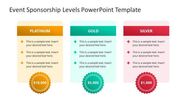 Event Sponsorship Levels Presentation Template