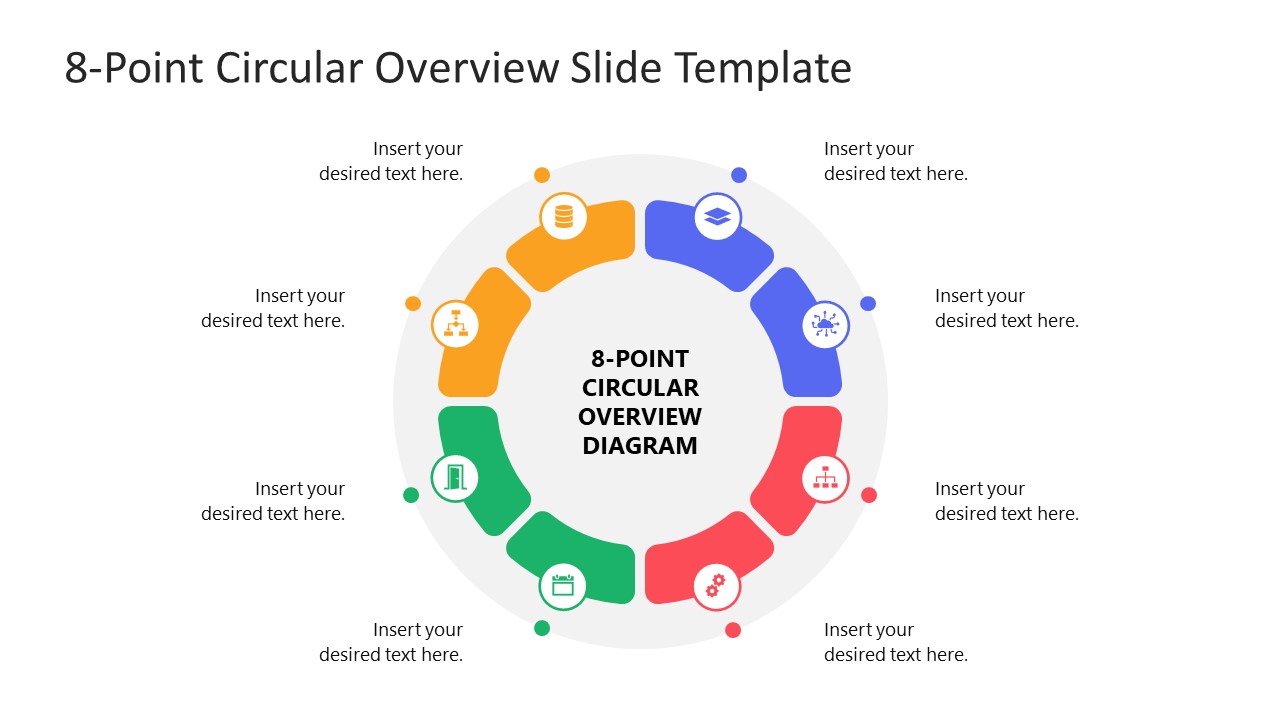 8-Step Circular Diagram PowerPoint Template