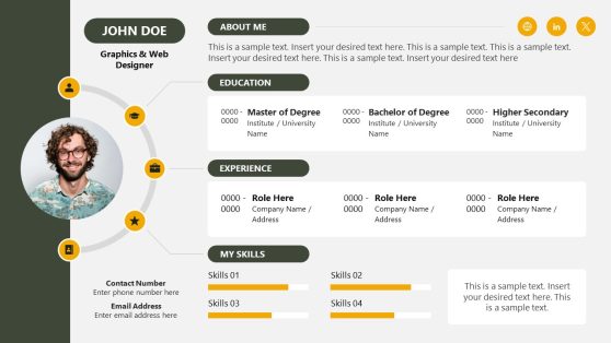 Skills Resume PowerPoint Template