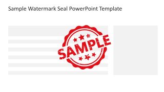 Sample Watermark Seal Template for PowerPoint 