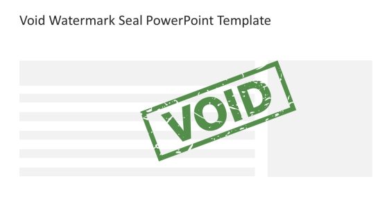 Void Watermark Seal PowerPoint Template