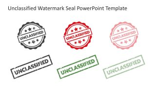 Unclassified Watermark Seal Template for PowerPoint 