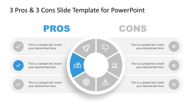 Advantage 2 – 3 Pros & 3 Cons Template
