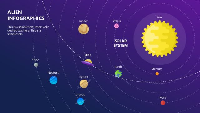 Engaging Galaxy Diagram Slide - Aliens Presentation - SlideModel