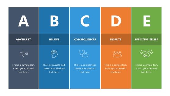 ABCDE Model PowerPoint Template