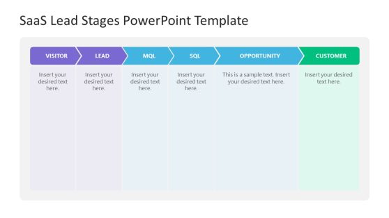 SaaS Lead Stages PowerPoint Template