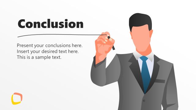 Editable Business Conclusion PPT Template
