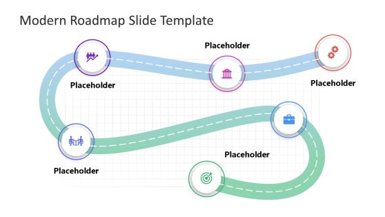 Modern Roadmap Slide Template