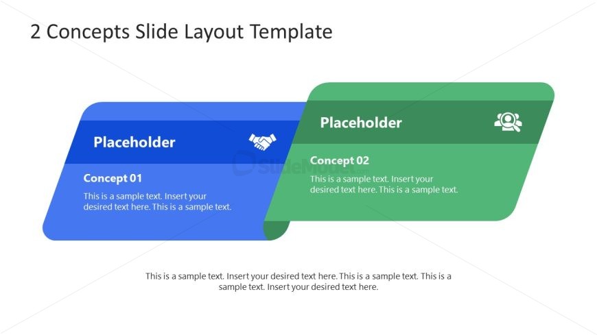 2 Concepts Slide Layout Template