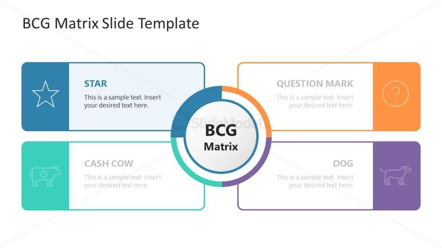 BCG Matrix Template for Presentation 