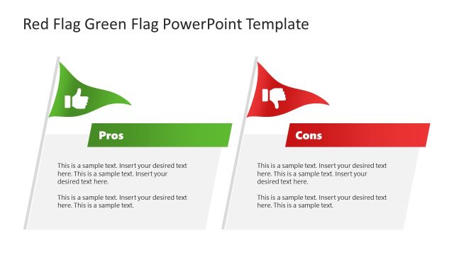 Red Flag Green Flag Presentation Template