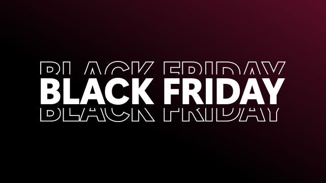 Horizontal Black Friday Presentation Template