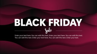 Black Friday Text PPT Slide Template