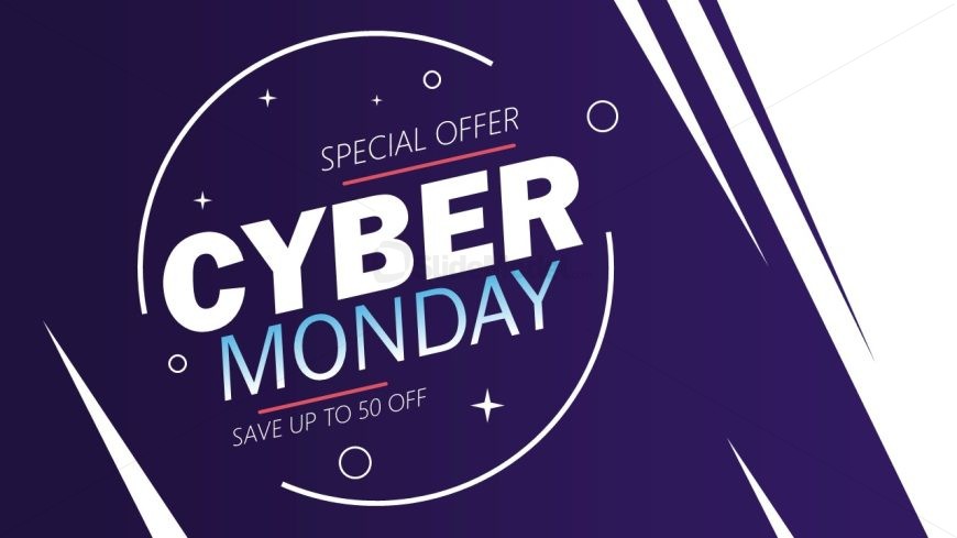 Editable Cyber Monday Presentation Template