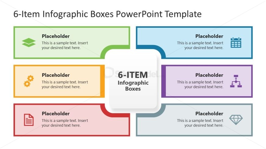 Infographic Boxes Slide Template