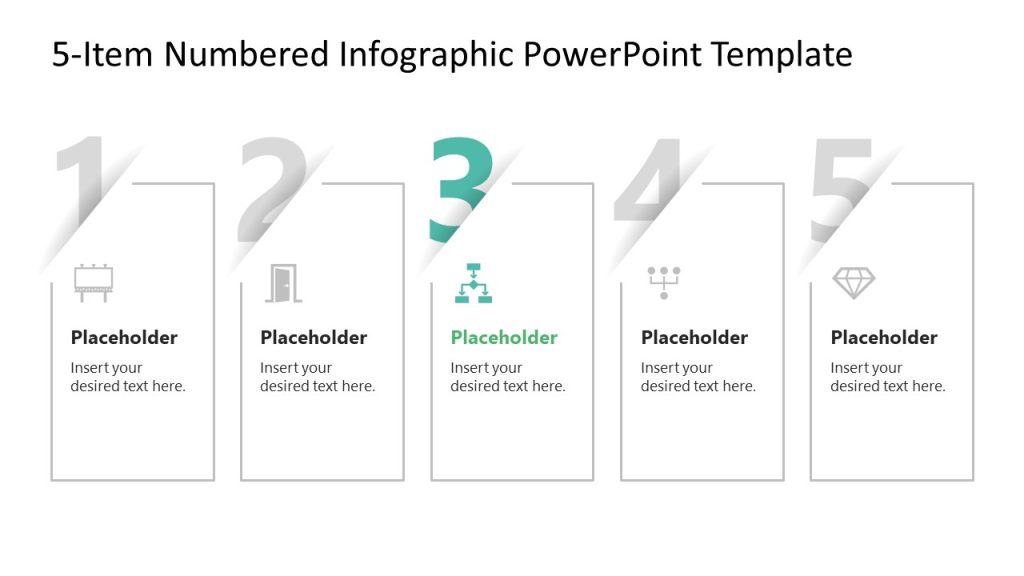 3 Step Number Highlight Slide for PPT - SlideModel