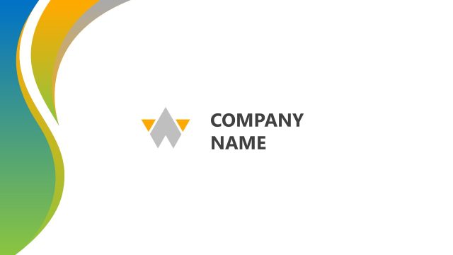 Simple Business Card PPT Template