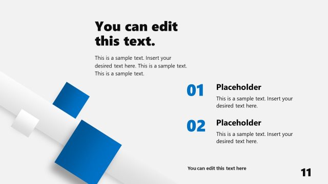 Slide with Placeholder Text – Corporate Overview Presentation