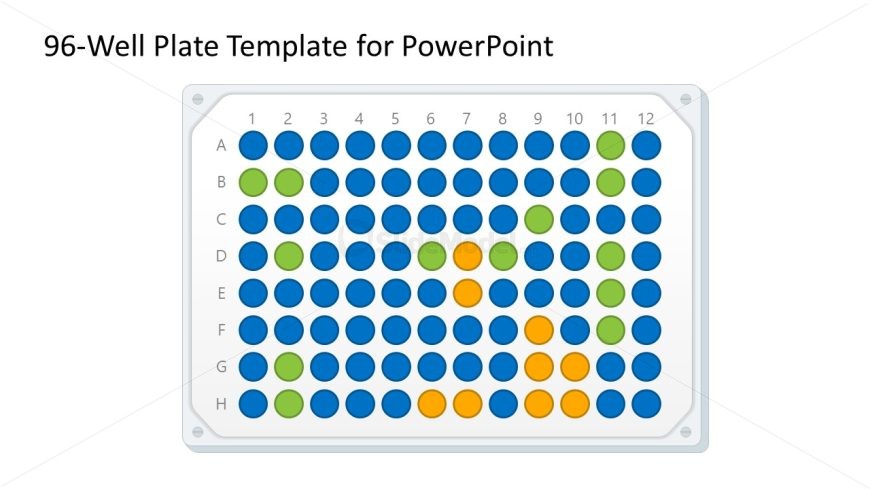 Editable 96-Well Plate PPT Template 