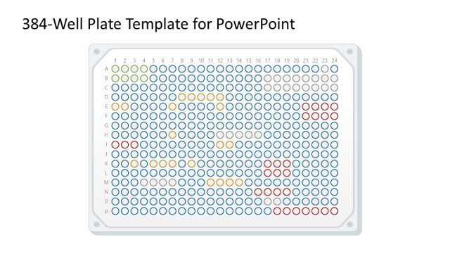 384 Well Plate PowerPoint Template SlideModel