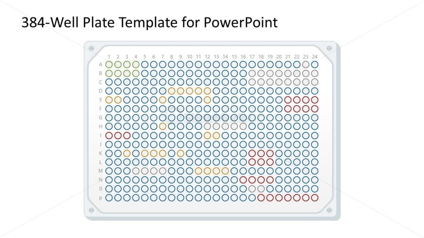 Editable 384-Well Plate PPT Template