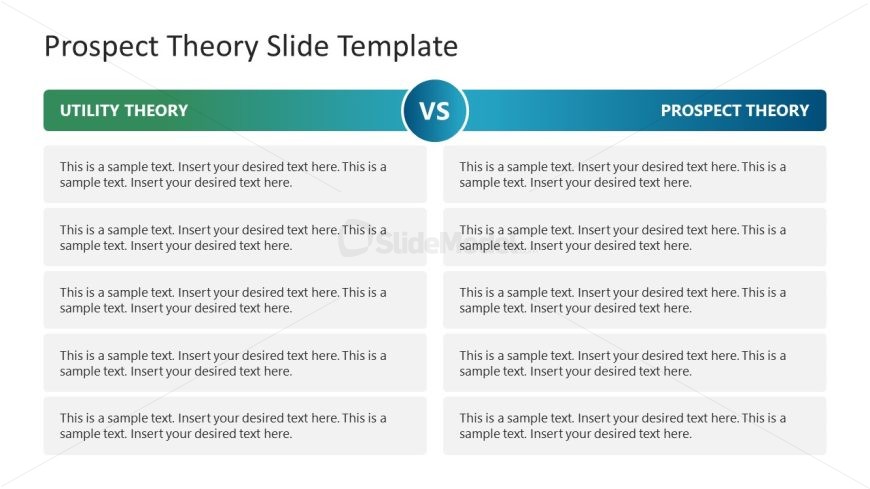 Prospect Theory Template for PowerPoint 