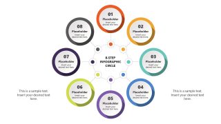 Creative 8 Step Circular Diagram - PPT Template