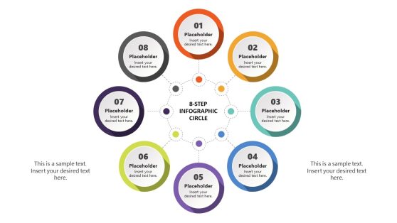 8-Step Infographic Circle Template for PowerPoint