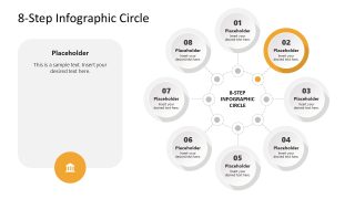 Editable 2nd Step Highlight Slide - Circular Process Diagram