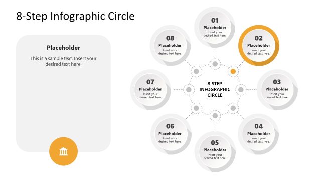Step 2 Slide with Text Box – 8-Step Infographic Diagram