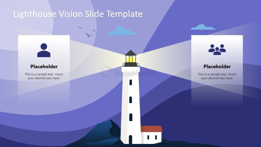 Customizable Lighthouse Vision PowerPoint Template