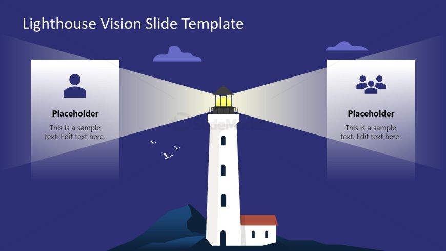 Customizable Lighthouse Infographic PPT Template