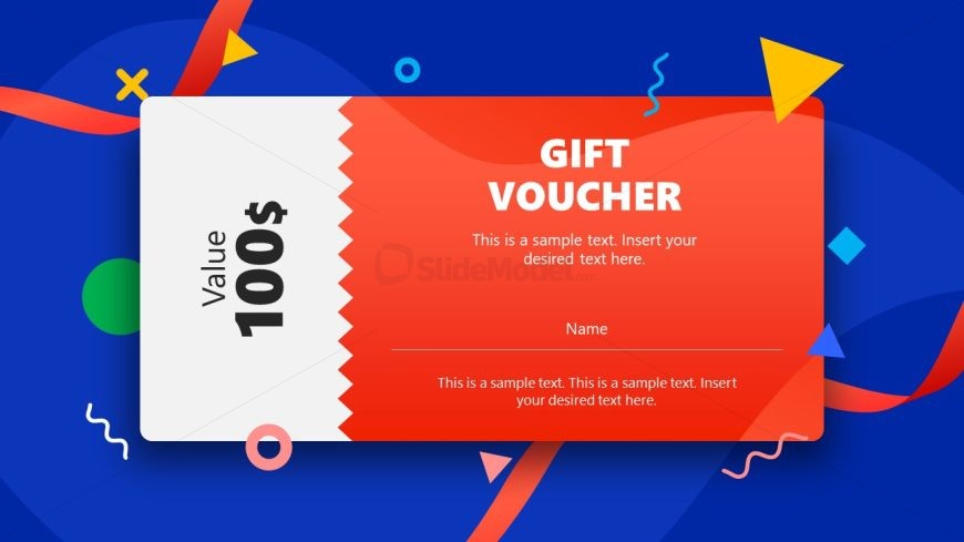 Engaging Gift Voucher PowerPoint Slide 