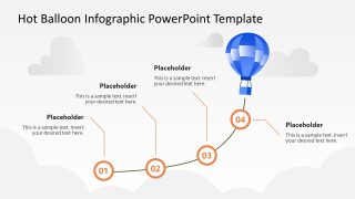 Customizable Hot Balloon Infographic PPT Template