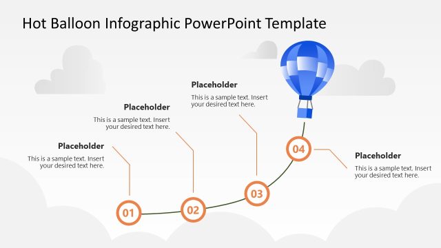 Process Diagram Slide – Hot Balloon Infographic Template