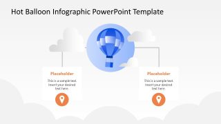 Hot Balloon Infographic Slide Template 