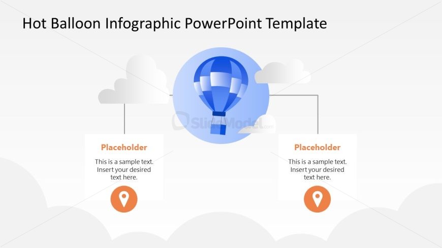 Hot Balloon Infographic Slide Template 