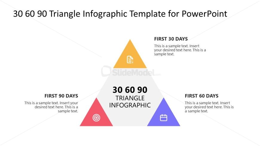 30 60 90 Triangle Infographic PPT Template Slide