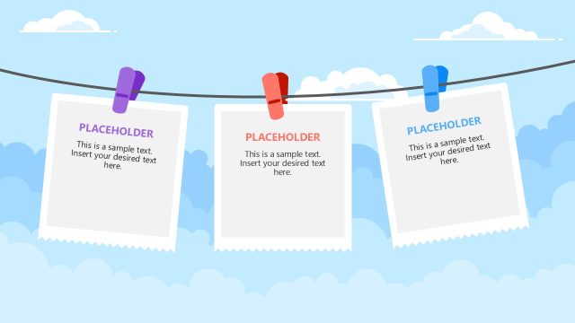 Clothesline Infographic Presentation Template